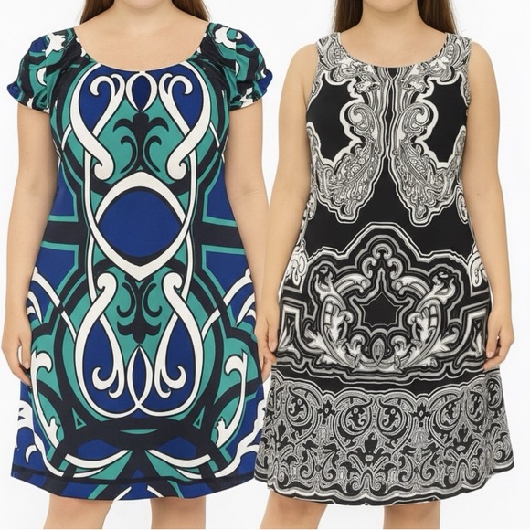 2  INC International Concepts Midi Dress Bundle - Picture 1 of 10